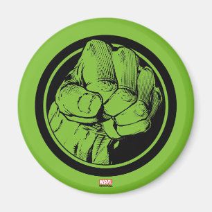 Aimant Logo du poing de Hulk des Avengers