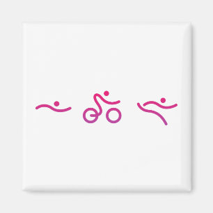 Aimant Logo du triathlon