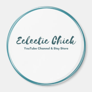 Aimant Logo Eclectique Chick YouTube & Etsy Store