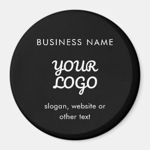 Aimant Logo et texte promotionnels modernes   Couleur mod