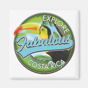 Aimant Logo Explorez Costa Rica fabuleuse