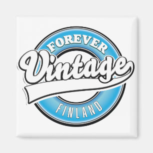 Aimant Logo Forever vintage Finland