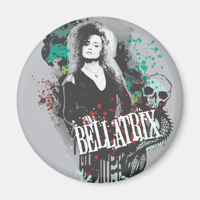 Aimant Logo graphique Bellatrix Lestrange (Devant)