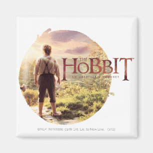 Aimant Logo Hobbit avec BILBO BAGGINS™ Back