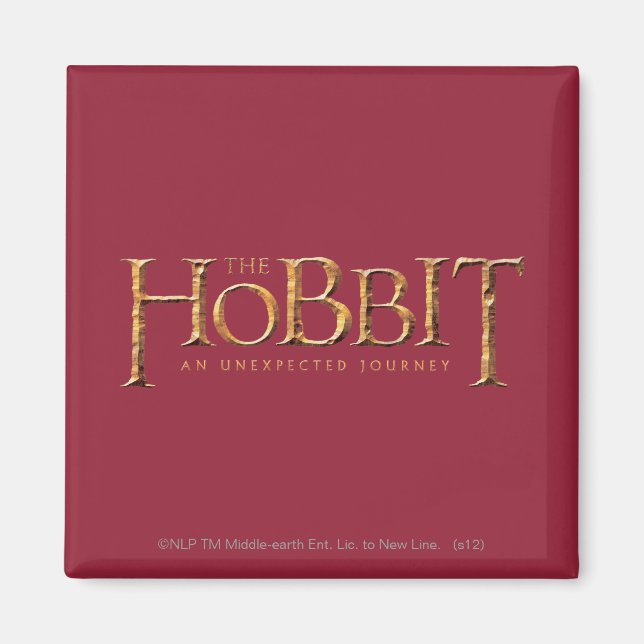 Aimant Logo Hobbit Texturé (Devant)