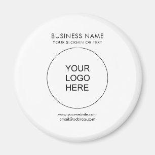 Aimant Logo Personnalisé Entreprise Promotionnel Cercle M