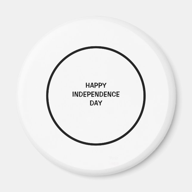 Aimant Logo personnalisé simple et élégant ici société g (Devant)