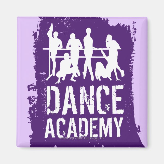 Aimant Logo Silhouettes de l'Académie de danse (Devant)