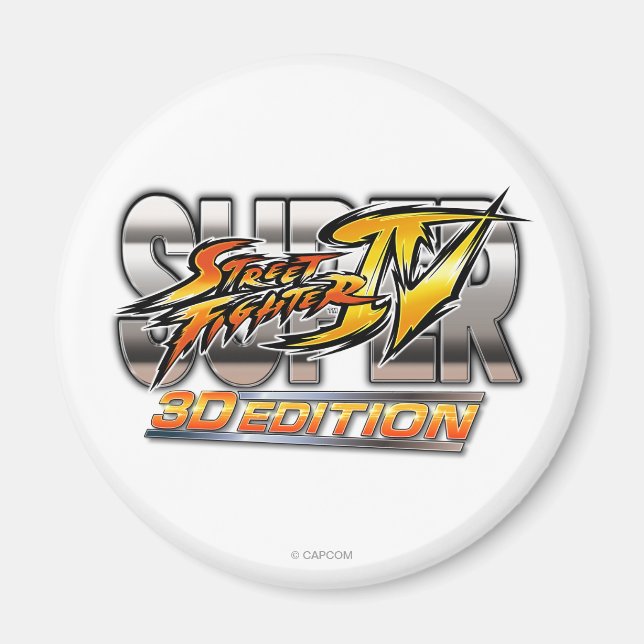 Aimant Logo Super Street Fighter IV 3D Edition (Devant)