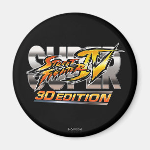 Aimant Logo superbe de l'édition 3D de Street Fighter IV