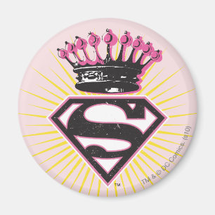 Aimant Logo Supergirl avec Couronne