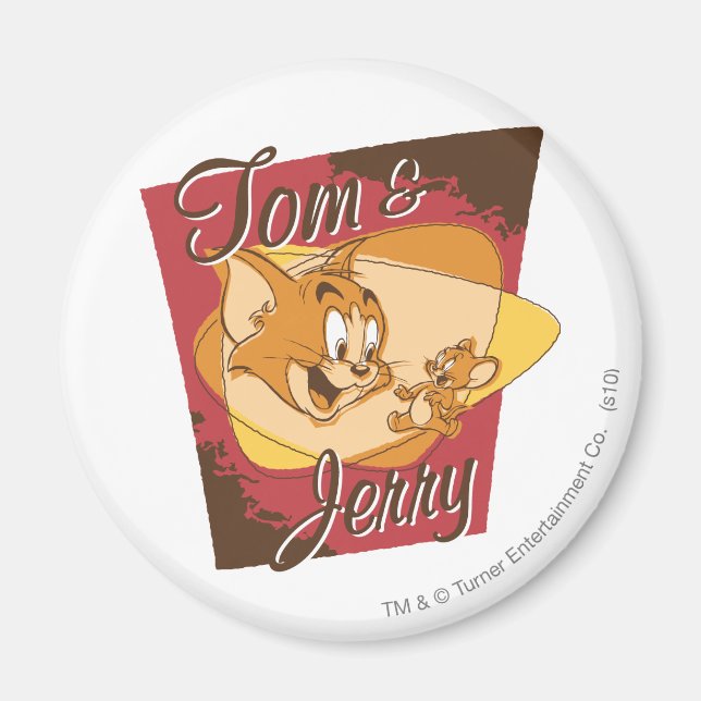 Aimant Logo Tom et Jerry 2 (Devant)