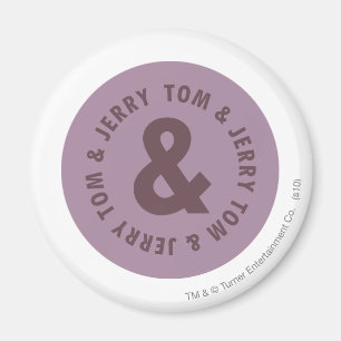 Aimant Logo Tom et Jerry Round 7