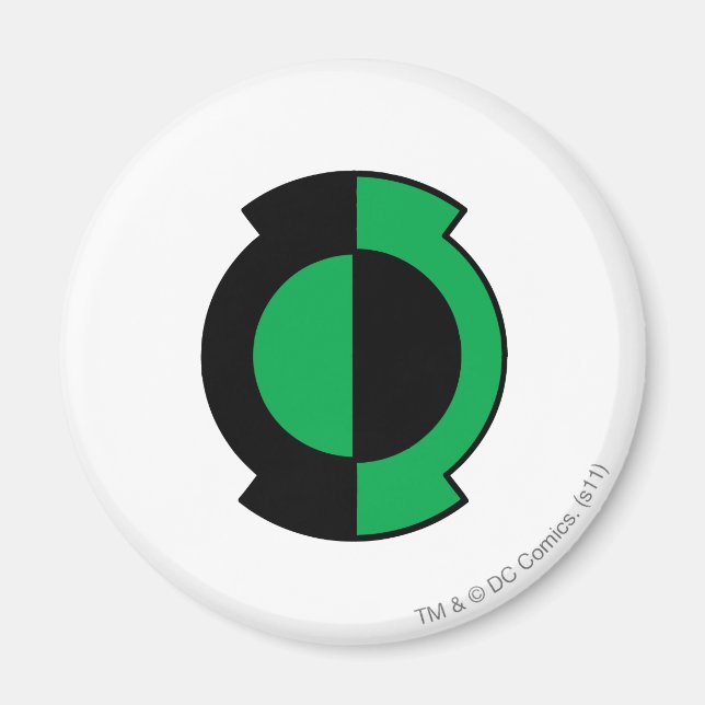 Aimant Logo vert lanterne retourné (Devant)