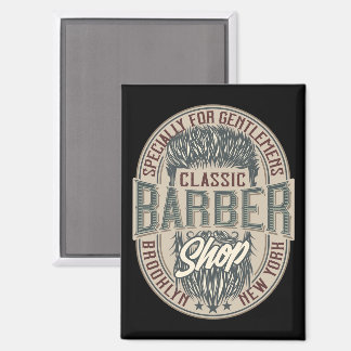 Aimant Logo vintage Barbershop