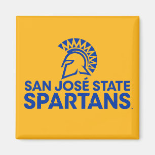 Aimant Logo Wordmark de Spartans d'état de San Jose