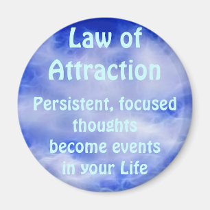 Aimant LOI d'aimant positif de pensée d'ATTRACTION