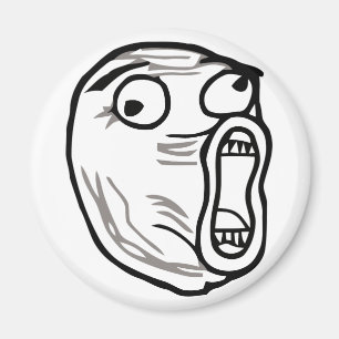 Aimant lol face mème humour rofl omg omfg