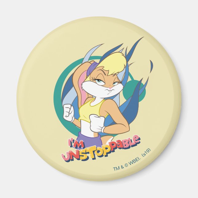 Aimant Lola Bunny "Je ne peux pas arrêter" (Devant)