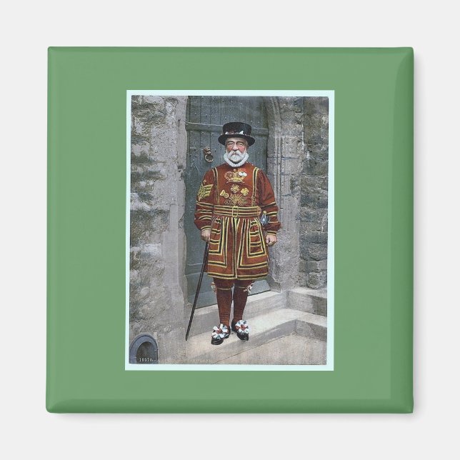 Aimant London Tower Beefeater (Devant)