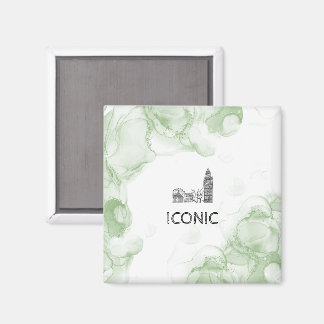 Aimant Londres Tone Watercolor