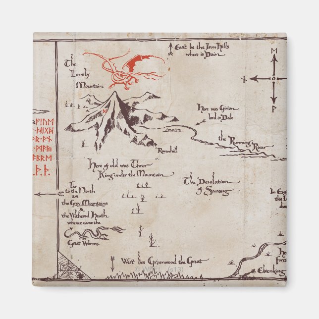 Aimant Lonely Mountain (Devant)