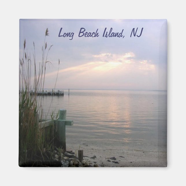 Aimant Long Beach Island, NJ (Devant)