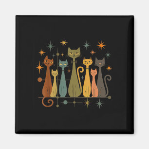 Aimant Look Moderne du Milieu du Siècle Ère Atomique 50s 