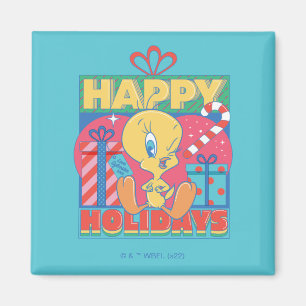Aimant LOONEY TUNES™ TWEETY™ Joyeuses fêtes