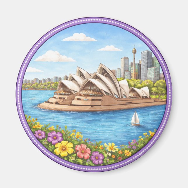 Aimant L'Opéra de Sydney (Devant)