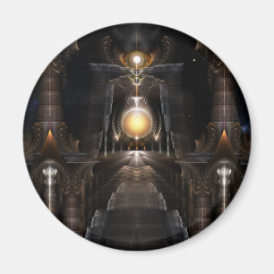 Aimant L'Orbe De L'Art Fractal Acrellis