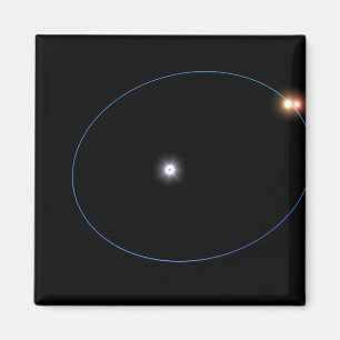 Aimant L'orbite d'un système triple étoile en forme d'hor