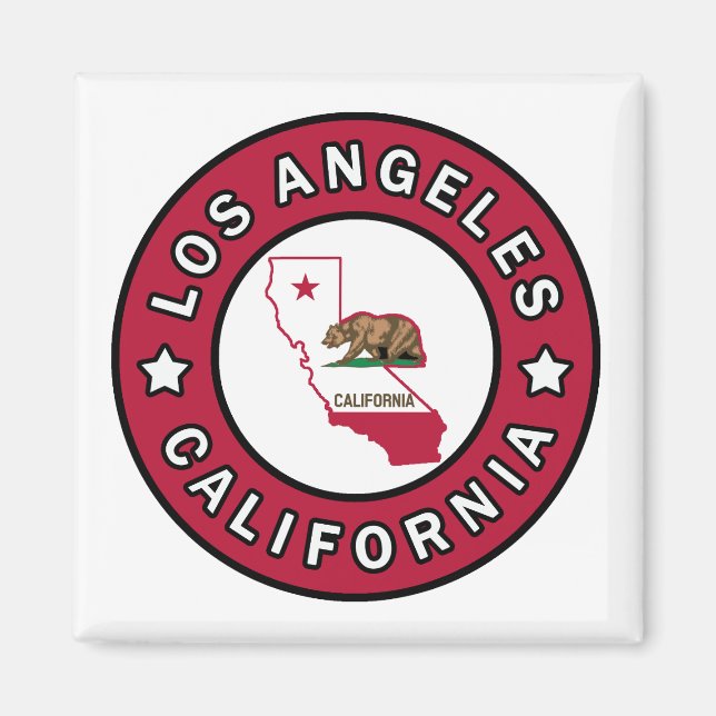 Aimant Los Angeles Californie (Devant)