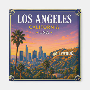 Aimant 🌴 Los Angeles Californie Mémoire d'Hollywood 🌴