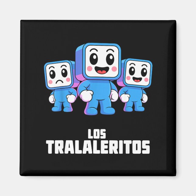 Aimant Los Tralaleritos - Funny Italian Brainrot Cringe K (Devant)