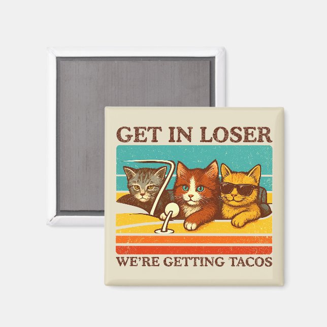 Aimant Loser, on prend des tacos (Recto/Verso)