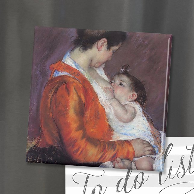 Aimant Louise Nuring Son Enfant | Mary Cassatt (Créateur téléchargé)