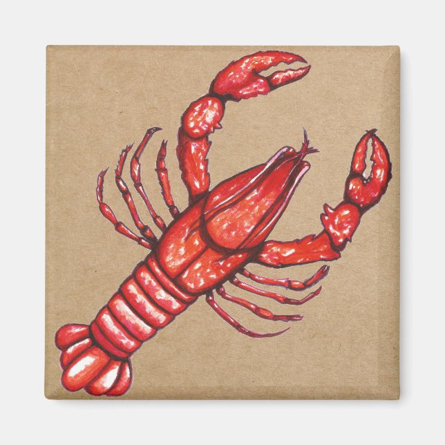 Aimant Louisiane Cajun Crawfish (Devant)