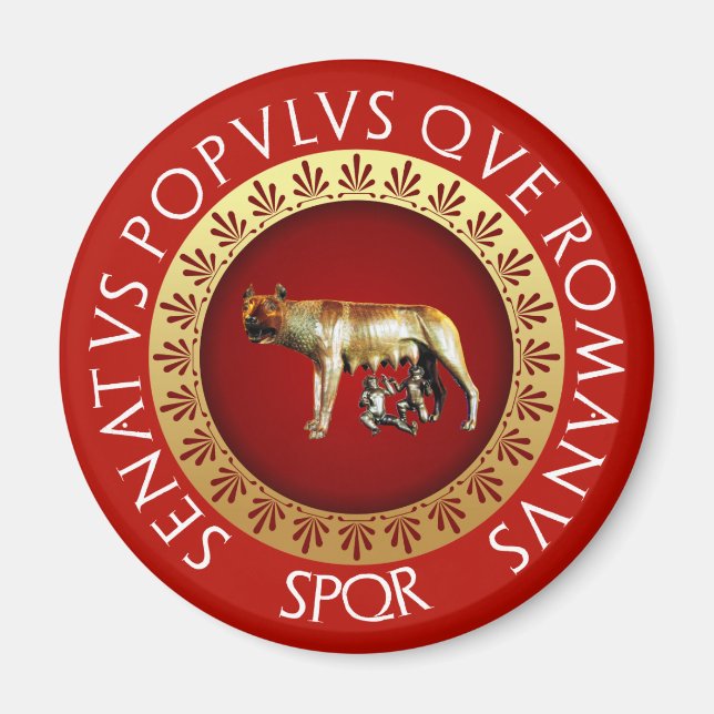 Aimant Loup de Capitoline (Devant)