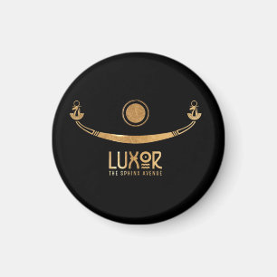 Aimant Louxor l'allée du Sphinx bateau de Khoufou Karnak 