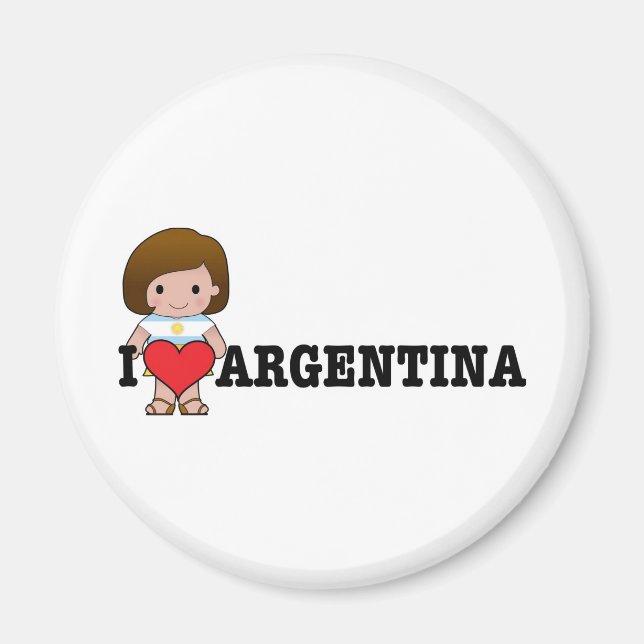 Aimant Love Argentina (Devant)