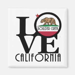 Aimant LOVE Boulder Creek Californie
