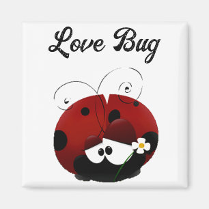 Aimant Love Bug Coccinelle Mignon Dessin Animé Saint Vale