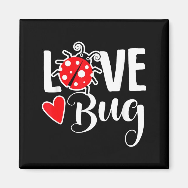 Aimant Love Bug Cute Valentine's Day Party Ladybug  (Devant)