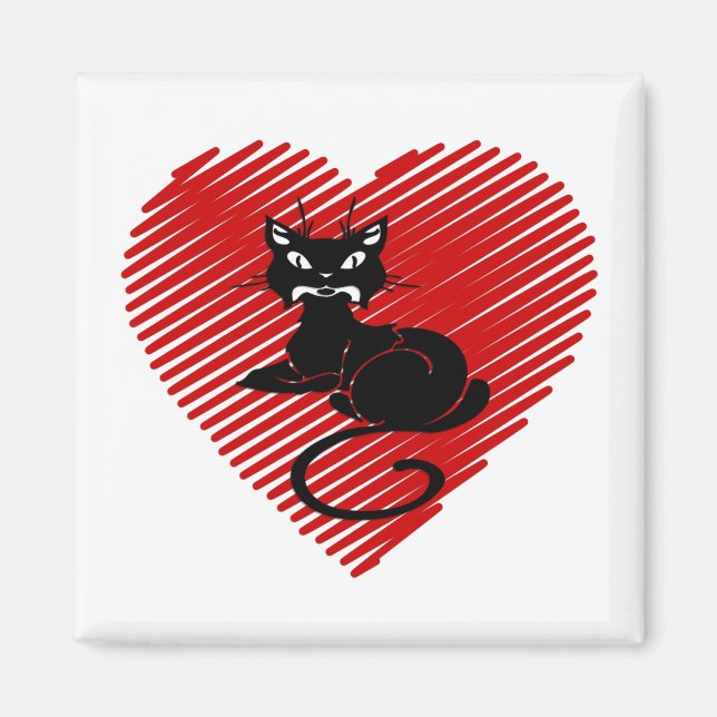 Aimant Love Cats (Devant)