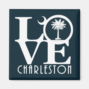 Aimant LOVE Charleston SC