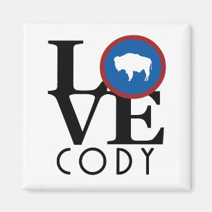 Aimant LOVE Cody Wyoming