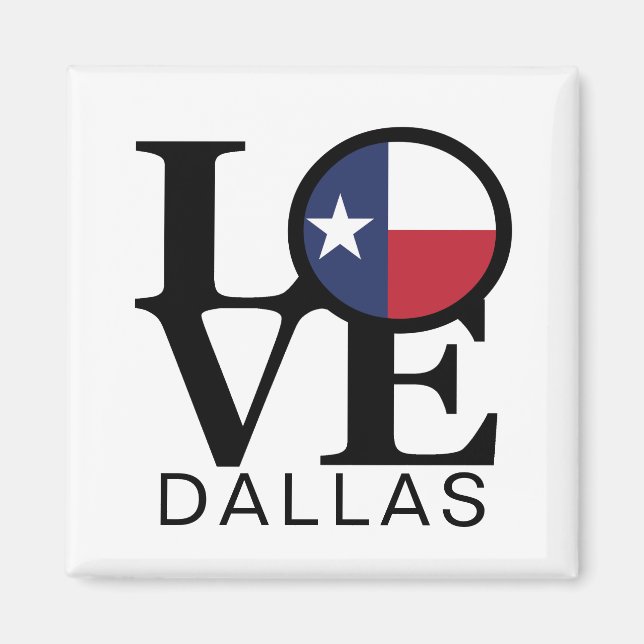 Aimant LOVE Dallas (Devant)
