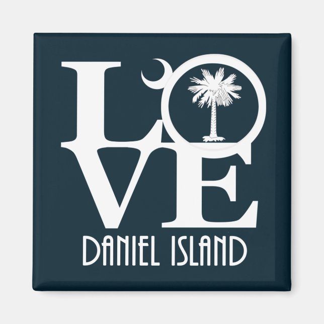 Aimant LOVE Daniel Island SC (Devant)