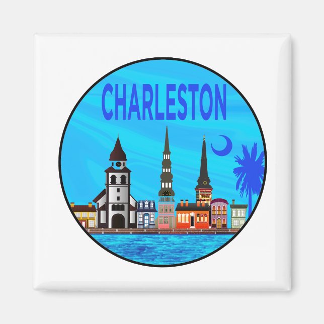 Aimant Love for Charleston (Devant)